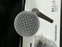 Shure SM58 Wired Dynamic Microphone with on/off switch – Never Used