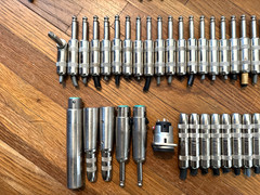 Lot of 75 Used 1/4″ / TRS / Male / Female Connectors + XLR Adapters. Switchcraft