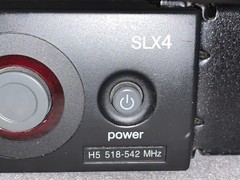 Shure SLX4/SLX1 w/ beyerdynamic TG-X 30/35 Head worn Mic & Lav. Mic H5 Freq.