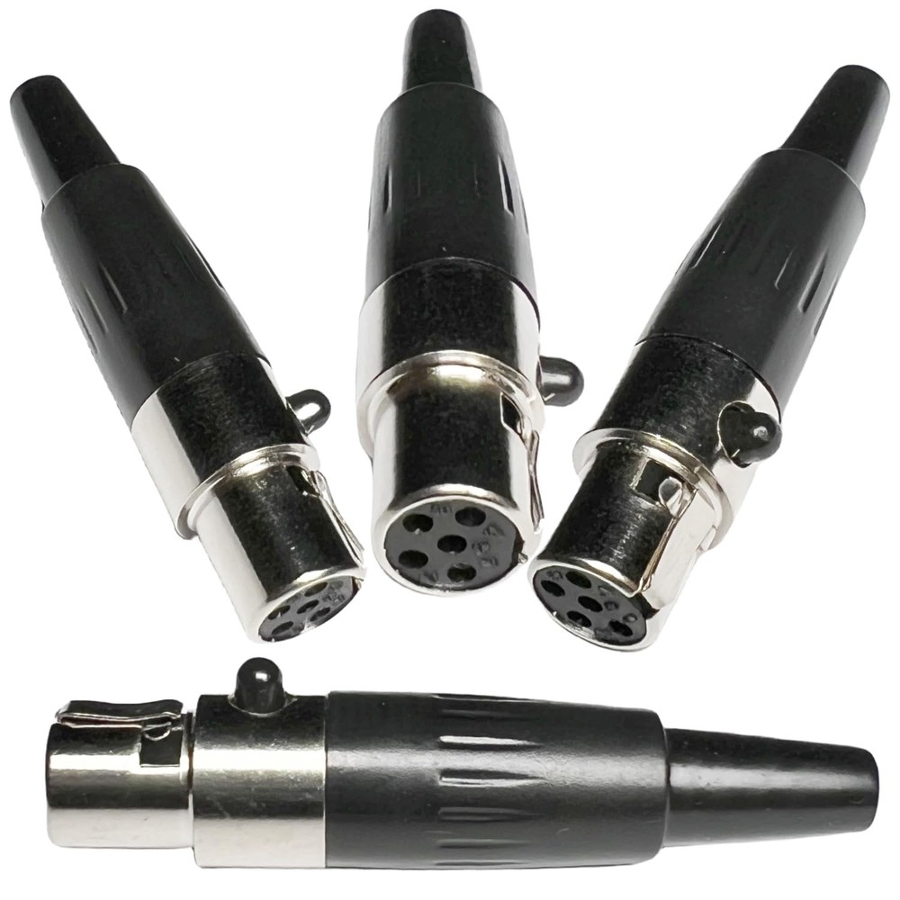 CESS TA5F 5-Pin Mini XLR Female Jack Cable Connector Adapter for Mic Micropho…