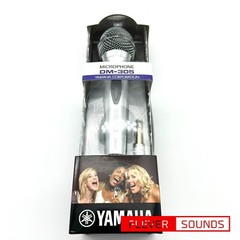 Yamaha DM-305 Dynamic Microphone Silver Super Cardioid ON/OFF Switch with Cable