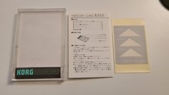 Korg SRC-512 512kbits SRAM Memory Card for Korg 01/W, X3, 03R/W