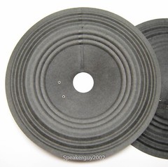 Pair 8″ Paper Cones – Speaker Parts – W576