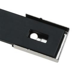 1Pc Flight Case Black Handle Silver Ends For Speakers Musical Instrument Cases