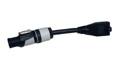 Neutrik NAC3FXXB-W-L-ACF-6 Powercon Power Out Gray 15A – AC Edison Female 6 Inch