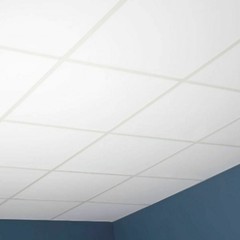 Soundsulate Sound Absorbing, White Acoustical Ceiling Tiles, 48″ x 24″ x 1″