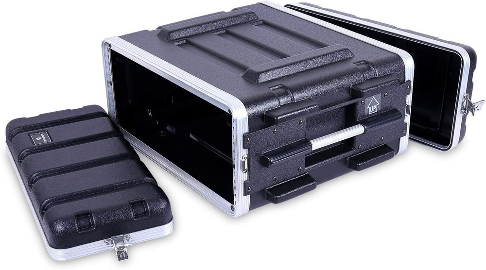 Stackable 4U Rack Case Standard 19.25” Depth Polyethylene Hard-shell
