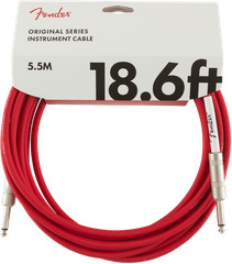 Fender Original Series Instrument Cable, 18.6′, Fiesta Red