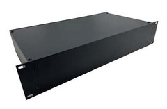 PROCRAFT RP2B-10-BK 2U 10″ Deep Rack Mount Project Box – Aluminum Face/Steel Box