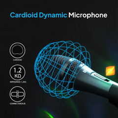 AC-910S Vocal Microphone – Cardioid Dynamic Microphone with AHNC Noise Cancellat