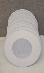 Lot Of 8 Lowell WB-12 Steel Screw Mount 12″ Grill For Mounting Ceiling Speakers