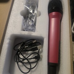 ZERFUN D240 GRAY RED 2.4GHz Rechargeable Handheld Wireless Microphone System