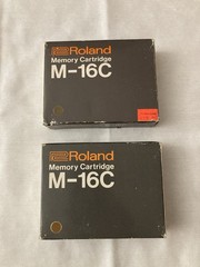 Roland M-16C Memory Cartridge – GR700 Sounds- UNTESTED- x2