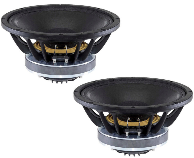 2x B&C 12FCX76 12″ Professional Neodymium Coaxial Speaker 700 Watts 80 x 80 8Ohm