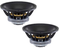 2x B&C 12FCX76 12″ Professional Neodymium Coaxial Speaker 700 Watts 80 x 80 8Ohm