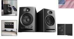 Dynamic C7 Studio Monitors – 3.5-inch Woofer with Wireless Versatility – Black