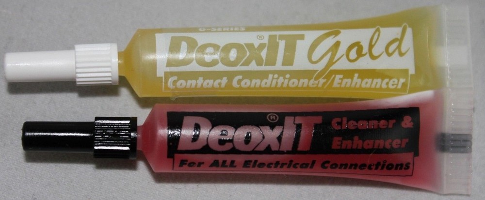 4 pack Combo – 2ml DeoxIT® D100L & GOLD G100L Squeeze Tubes, 100% solution,