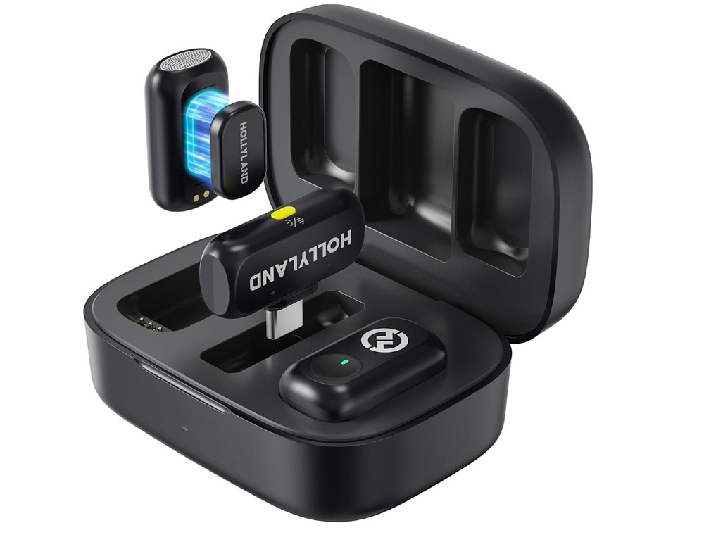 Hollyland LARK A1 Wireless Mini Microphone (2TX+1RX+Charging Case)