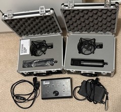 TWO Slate Digital VMS ML-1 Modeling Microphones with hardware; VMS-ONE Preamp