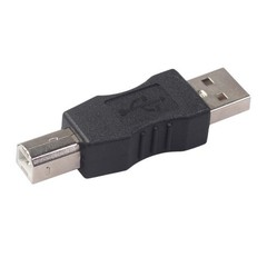 2x USB Type A Male to USB Type B Male Connector Printer