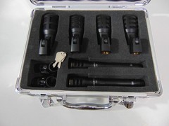 Audix F Series 6 Drum Mic Set with Case 3-F10, 1-F12 Dynamic – 2-F15 Condenser