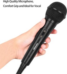 Pro Handheld Microphone Wired Cardioid Dynamic Mic 13ft Cable Karaoke Stage Amp