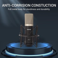 Condenser Microphone XLR Large Diaphgram Professional Recording Cardioid Microph