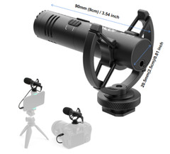 SYNCO M2S Mini Shotgun Microphone Video With Stand For Smartphone DSLR Camera
