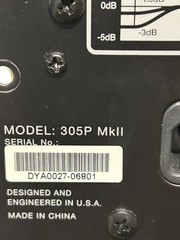 JBL 305P MKII Studio Monitor Power Amp Module for Repair or Parts