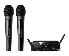 AKG WMS40 Mini Dual Vocal Set Wireless Handheld Microphone System (Band B/D)