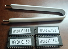AKAI MPC-60 MPC-60 MKII EPROM Firmware Vimana v3.15 plus Chip Puller Tool
