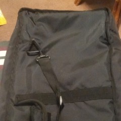 Rok Sak Black Nylon keyboard bag w/ Carry Handle, Strap & Zipper