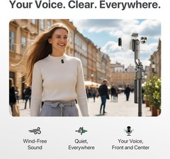 SYNCO Mini Wireless Microphone with AI Noise Cancellation Type-C For Phone Vlog