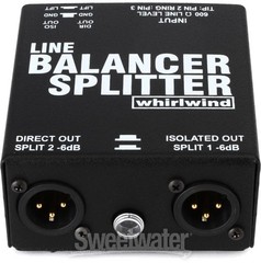 Whirlwind LBS 1×2 Live Balancer and Splitter