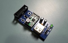 Eurorack USB 5V power adapter DIY kit not soldered