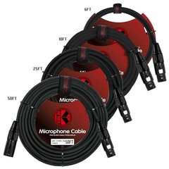 KIRLIN Cable MPC Microphone Cable, XLR, Black, 10FT 10FT, BLACK