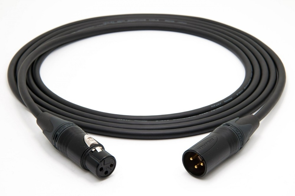 Mogami 3080 AES/EBU Digital Black Cable 110 Ohm | Neutrik XLR Male to Female.