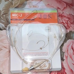 JOK MIC-J 071S Headset Condenser Microphone Beige D4 for Shure Wireless Systems