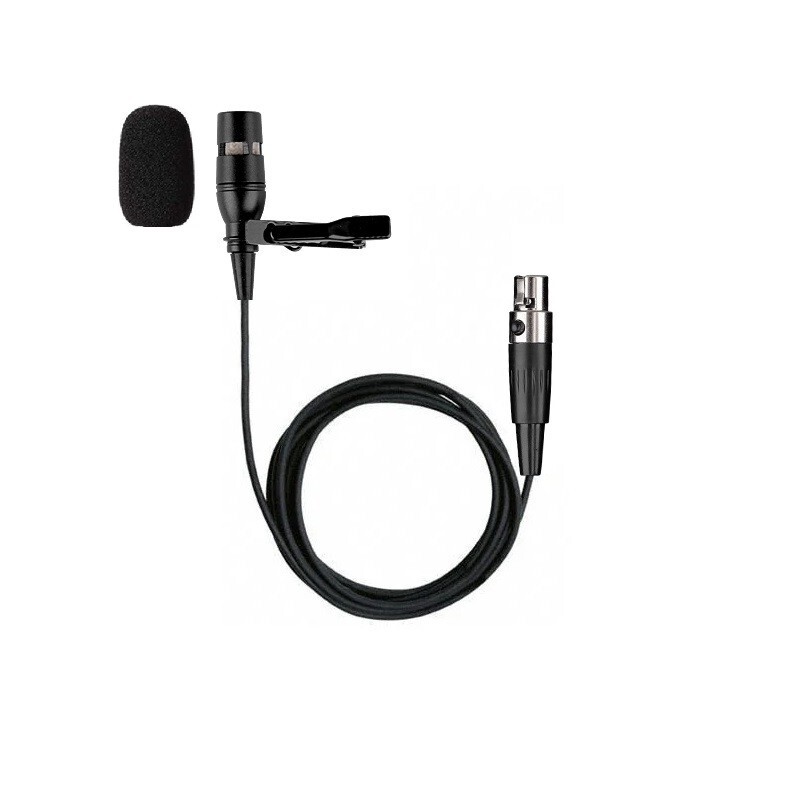 Lavalier Lapel Microphone for Shure BLX14/CVL Wireless Presenter System Black