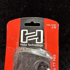 Hosa TTX-103F 3ft Balanced Interconnect – XLR3F to 1/4 in TRS NOS!!