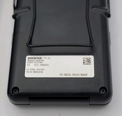Shure Wireless Transmitter & Receiver Body Pack Set | FP1 G4 & FP5 G4 470-494MHz