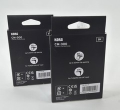 (2 Pack) Korg CM-300 Contact Microphone Black