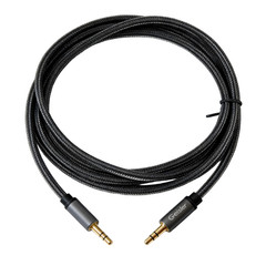 3.5 ST-3.5ST Nylon Braid Aux Cable Sheild Wire Low Noise for muscial instrument