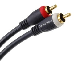 6ft. 2-XLR 3-Pin Female to 2-RCA Male Gold-Plated Contacts Stereo Audio Cable
