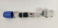 5pc set PowerCON Male B (Gray) power connector