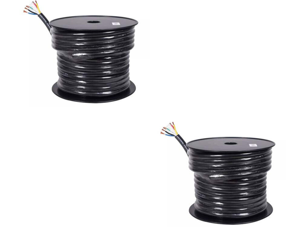 2 Prox Speaker Cable Wire 6 Conductor 100 ft High Performance 12 AWG Bulk Spool