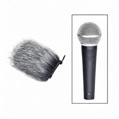 Mic Furry Windscreen Easy to Use Mic Windjammer for Interview Outdoor Use