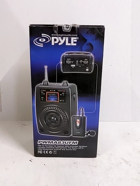 Portable PA Speaker System, Microphone & Music Player, FM Radio