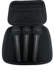 Behringer XM8500 Ultravoice Dynamic Microphones Lot of 3 XLR Cardioid TESTED
