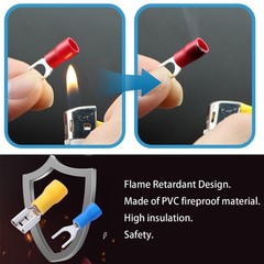 200pcs Bullet Connectors Male and Female, Wire Red, Blue, Yellow
